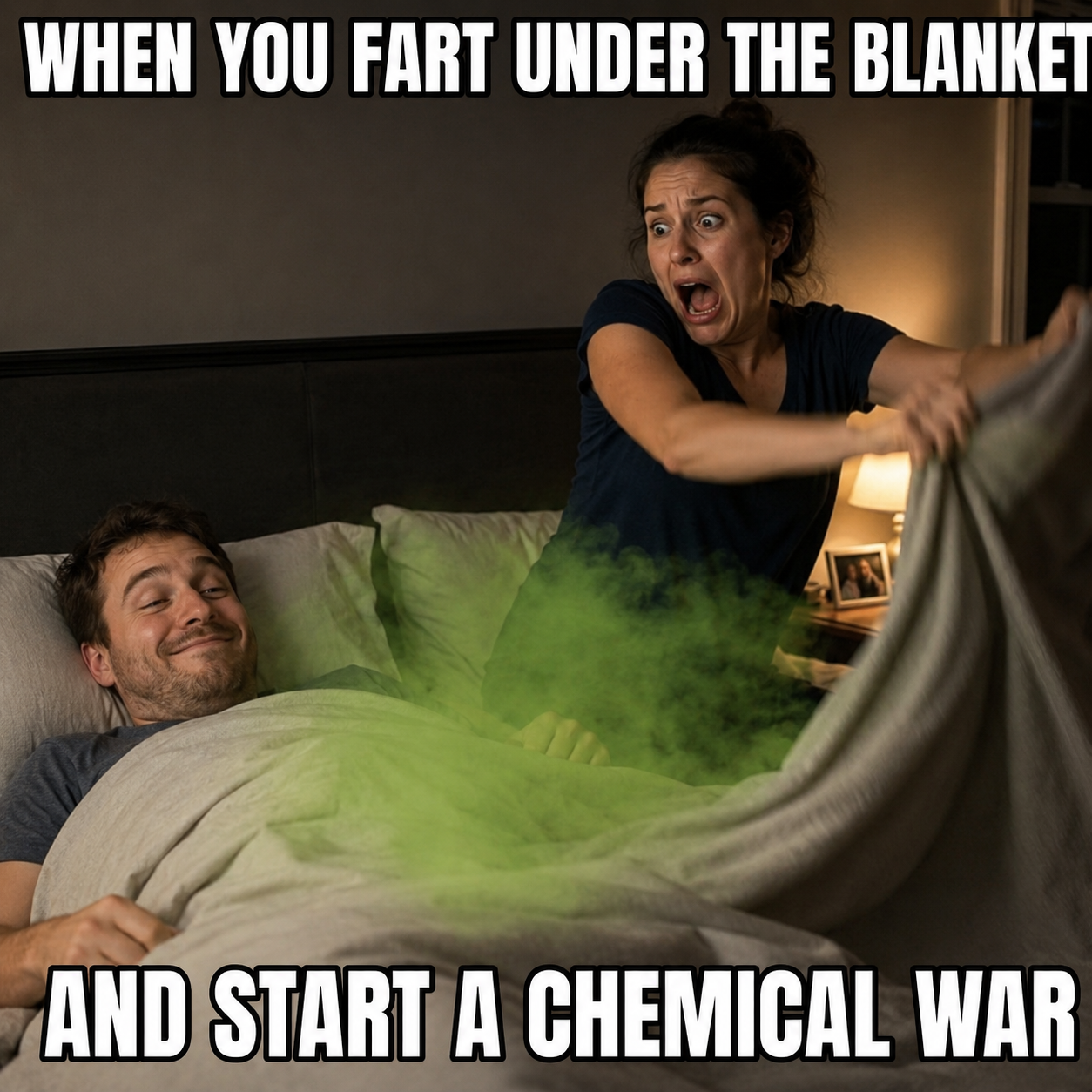 Chemical Warfare in the Bedroom fart meme