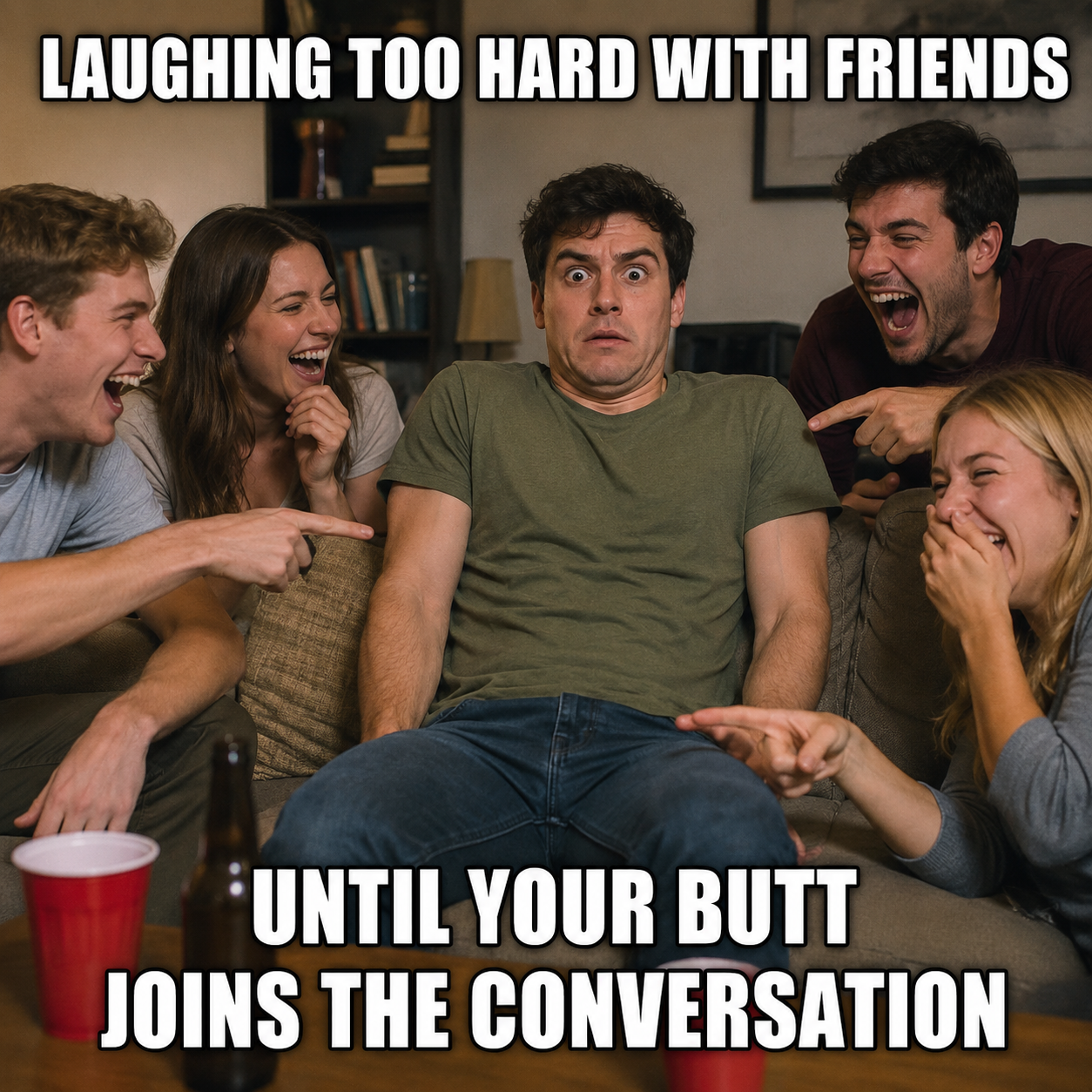 Laughing Until Your Butt Talks fart meme
