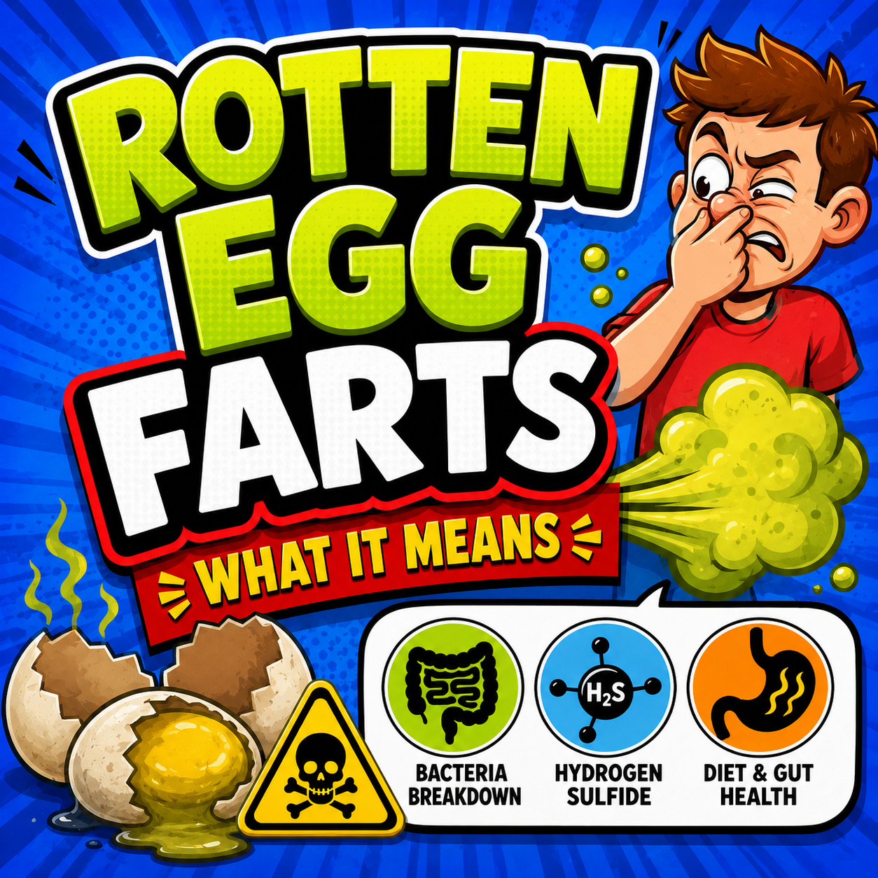 Why Your Fart Smells Like Rotten Eggs and What It Means